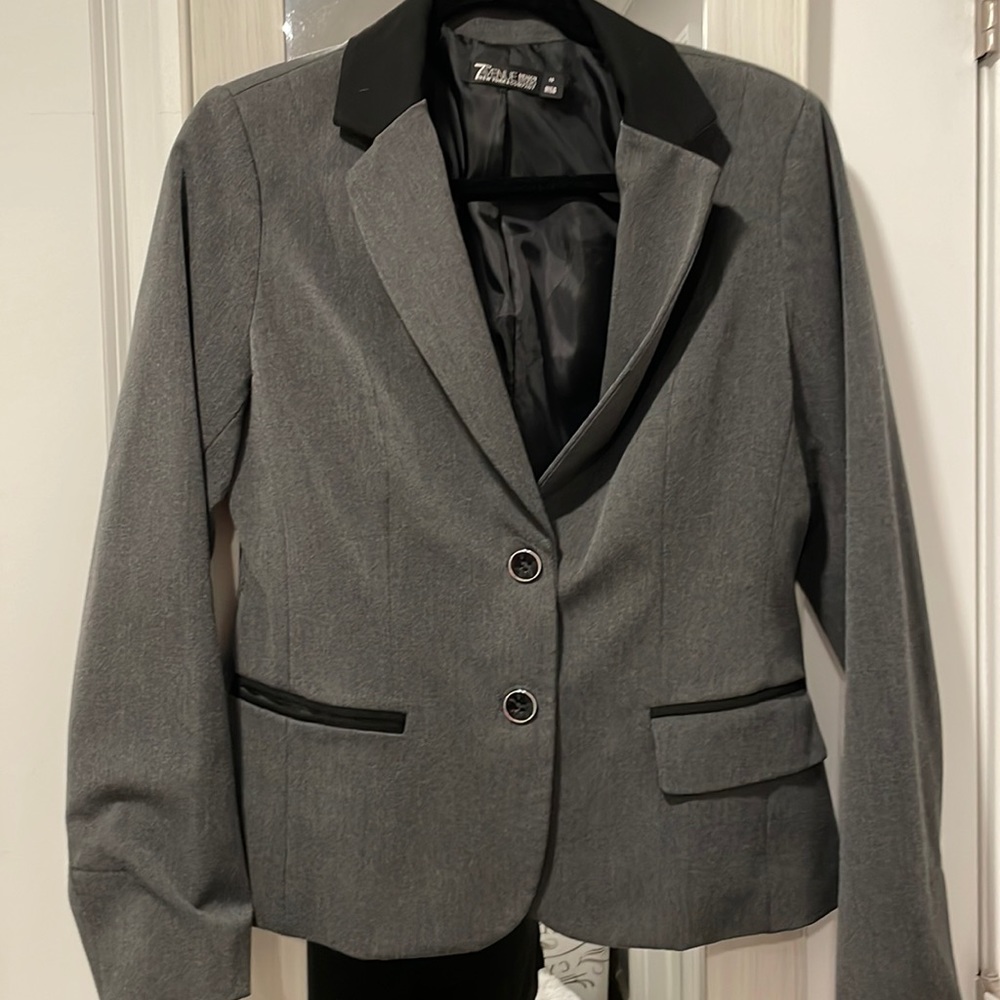 Dark Gray Suit Jacket